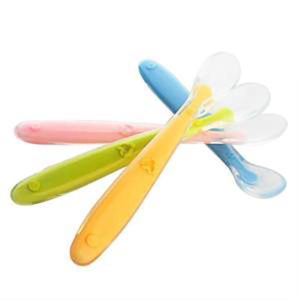 硅膠外包尼龍食品級(jí)嬰兒勺