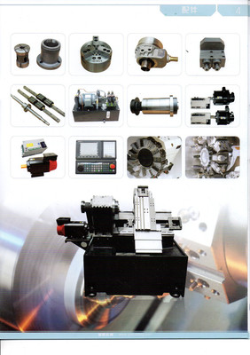 CKX6146D-w刀塔帶尾座機 斜床身高配數(shù)控車床解析